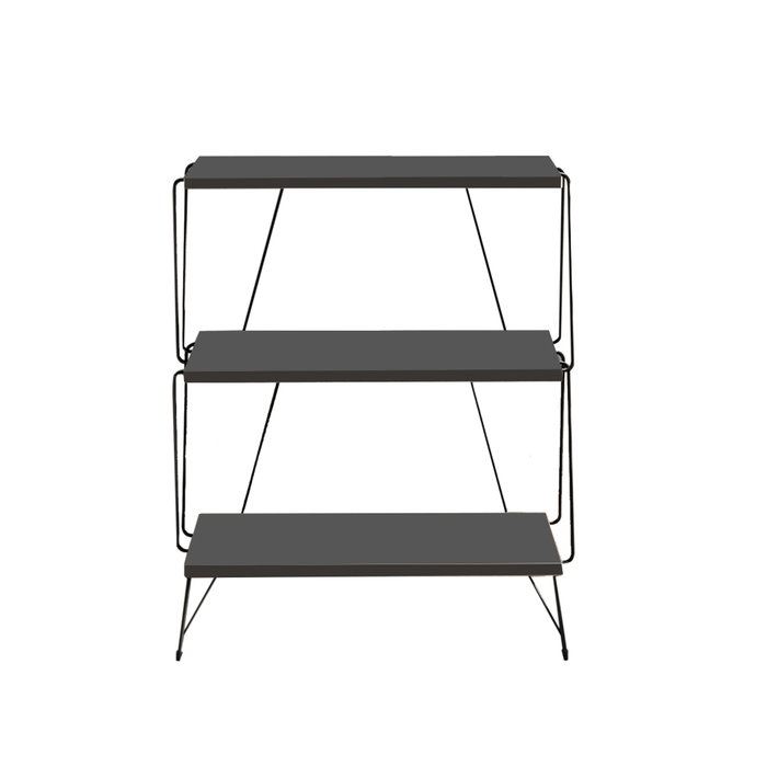 Hanah Home Mesa Lateral Antracita 46x76x30 cm